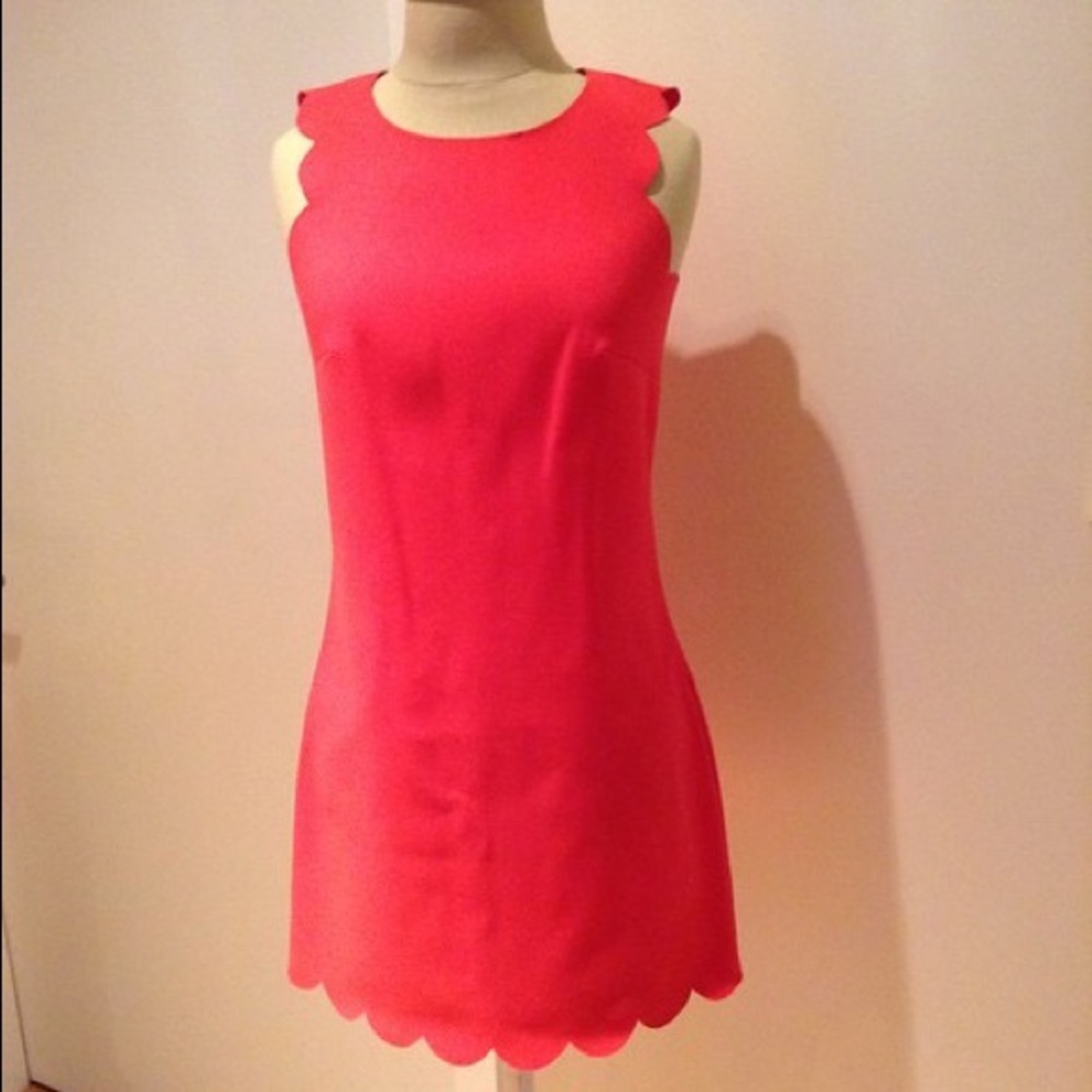 J Crew scallop dress size 6